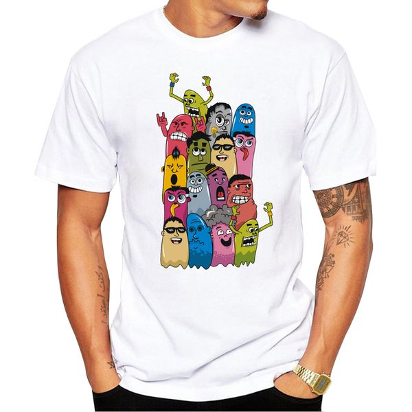 lasting charm summer new fashion colors doodles printed t shirts men short sleeve o-neck t-shirt cool t-shirt, White;black
lasting charm summer new fashion colors doodles printed t shirts men short sleeve o-neck t-shirt cool t-shirt, White;black