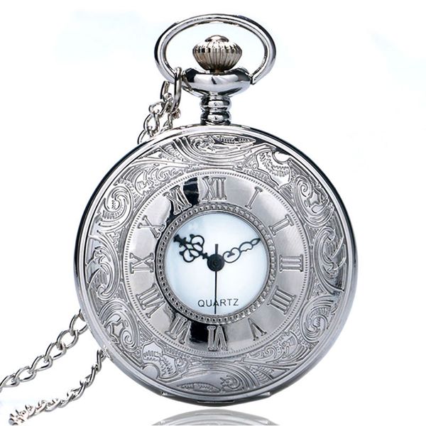 vintage steampunk roman number quartz pocket watch retro necklace pendant with chain for men women reloj de bolsillo gifts, Slivery;golden
vintage steampunk roman number quartz pocket watch retro necklace pendant with chain for men women reloj de bolsillo gifts, Slivery;golden