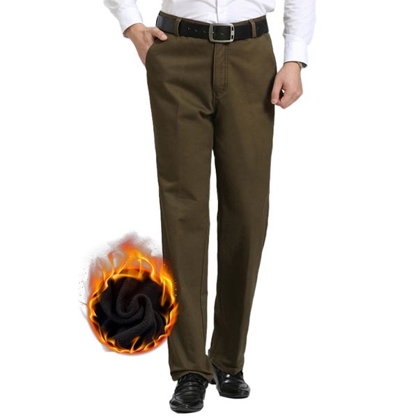 men's winter casual fleece warm business pants classic slim fit men office overalls suit trousers male pure wedding dress 2xmr23, Black
men's winter casual fleece warm business pants classic slim fit men office overalls suit trousers male pure wedding dress 2xmr23, Black