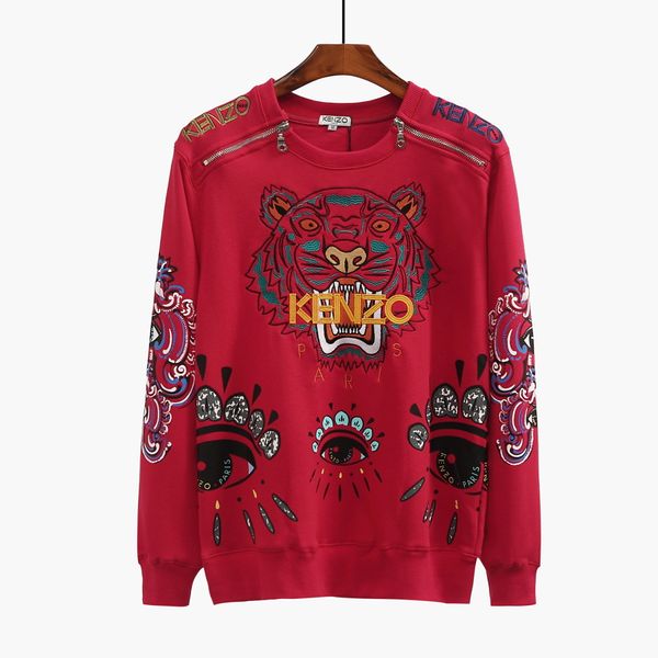 2019 designer luxury tiger head embroidered men sweatshirt cotton autumn winter hoodies casual women streetwear jogger tracksuit, Black
2019 designer luxury tiger head embroidered men sweatshirt cotton autumn winter hoodies casual women streetwear jogger tracksuit, Black