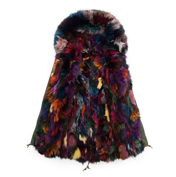 colorful fox fur parkas long style fur collar & hooded mens real mulitcolor jacket outwear winter mr&mrs wear, Black
colorful fox fur parkas long style fur collar & hooded mens real mulitcolor jacket outwear winter mr&mrs wear, Black
