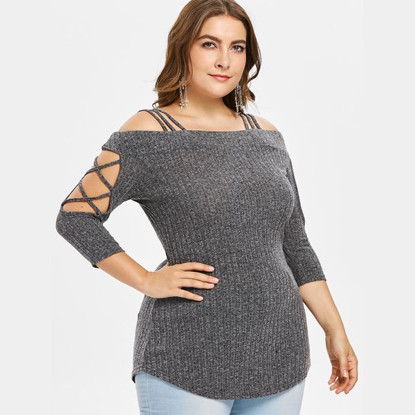 off-the-shoulder collar sweater female 2018 autumn new large size seven-point sleeve slim shirt solid color street wear, White;black
off-the-shoulder collar sweater female 2018 autumn new large size seven-point sleeve slim shirt solid color street wear, White;black