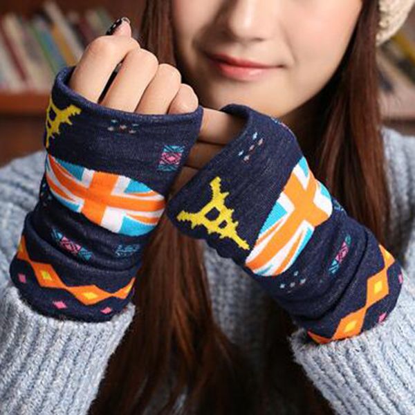1 pair charm flag pattern soft warm knitted fingerless winter gloves half finger mitten men women half covered female gifts, Blue;gray
1 pair charm flag pattern soft warm knitted fingerless winter gloves half finger mitten men women half covered female gifts, Blue;gray