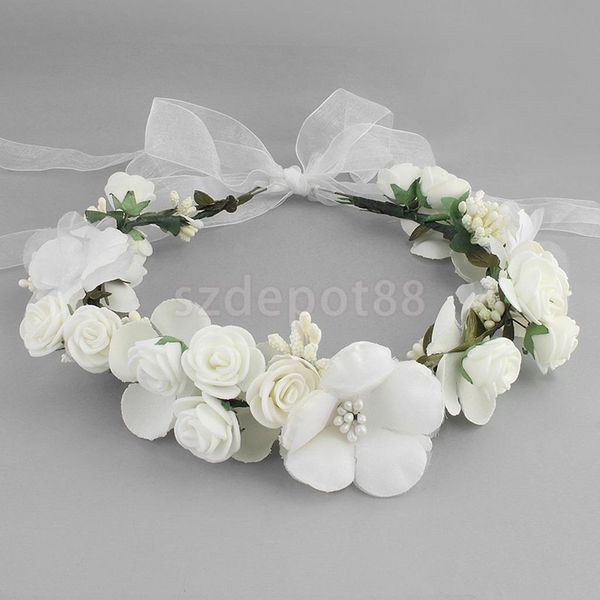 boho girl floral crown flower headband hair garland wedding headpiece white/pink/coffee
boho girl floral crown flower headband hair garland wedding headpiece white/pink/coffee