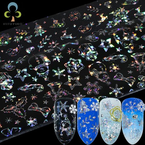 8pcs christmas image holographic nail foil set snow flower star diy beauty sticker nail art tool 3d adhesive tips manicure gyh, Black
8pcs christmas image holographic nail foil set snow flower star diy beauty sticker nail art tool 3d adhesive tips manicure gyh, Black