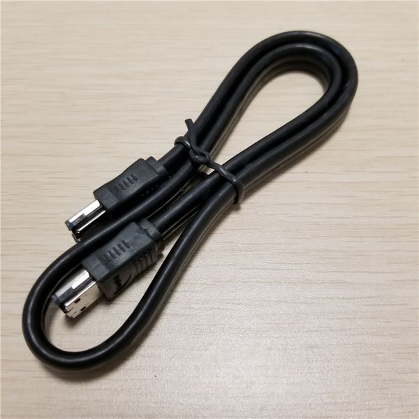 

E-SATA eSATA Male to Male Extension Data Transfer Cable Cord 50cm for Portable Hard Drive