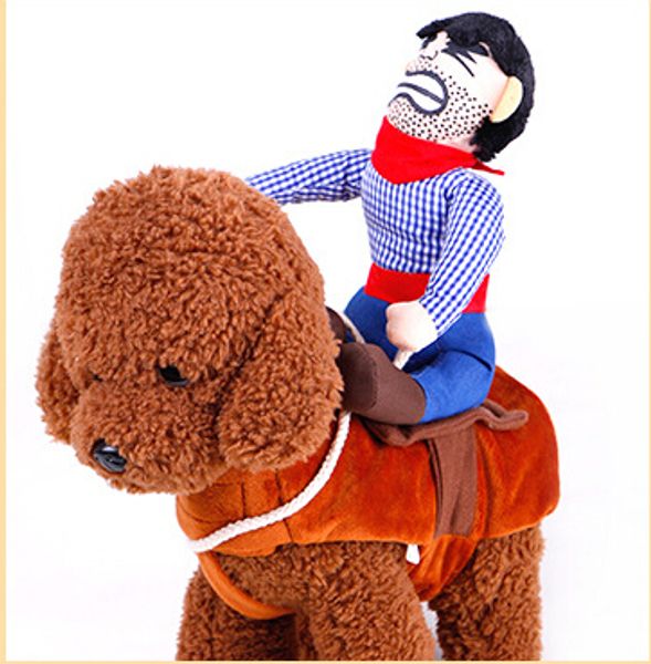 cartoon cowboy riding horse dog cosplay costumes with hat moneybag halloween pet dog clothes novelty dog apparel
cartoon cowboy riding horse dog cosplay costumes with hat moneybag halloween pet dog clothes novelty dog apparel
