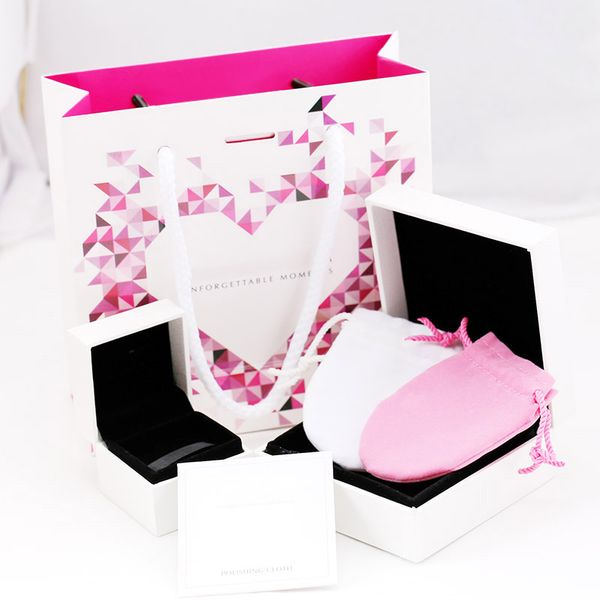 brand jewelry boxes packaging for pandora charms box bracelet bags ring original gift box polished cloth set with paper, Black;white
brand jewelry boxes packaging for pandora charms box bracelet bags ring original gift box polished cloth set with paper, Black;white