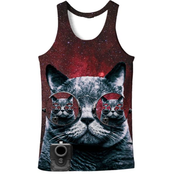 cloudstyle 2018 fashion 3d tank men conventional sleeveless vest cute sunglass cat 3d print bodybuilding active funny, White;black
cloudstyle 2018 fashion 3d tank men conventional sleeveless vest cute sunglass cat 3d print bodybuilding active funny, White;black