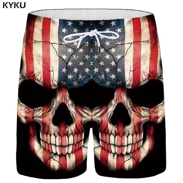 kyku skull shorts men united states flag casual shorts beach 3d printed black hawaii mens short pants new summer male new, White;black
kyku skull shorts men united states flag casual shorts beach 3d printed black hawaii mens short pants new summer male new, White;black