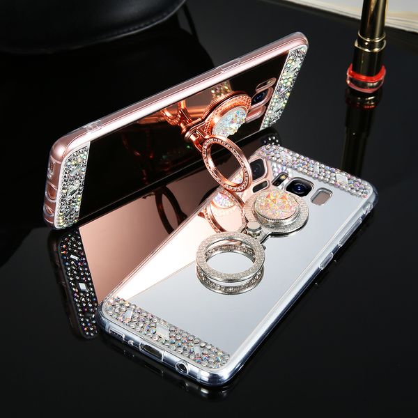 new arrival for iphone 8 plus cases luxury mirror case cover with crystal finger ring holder tpu diamonds phone cases
new arrival for iphone 8 plus cases luxury mirror case cover with crystal finger ring holder tpu diamonds phone cases