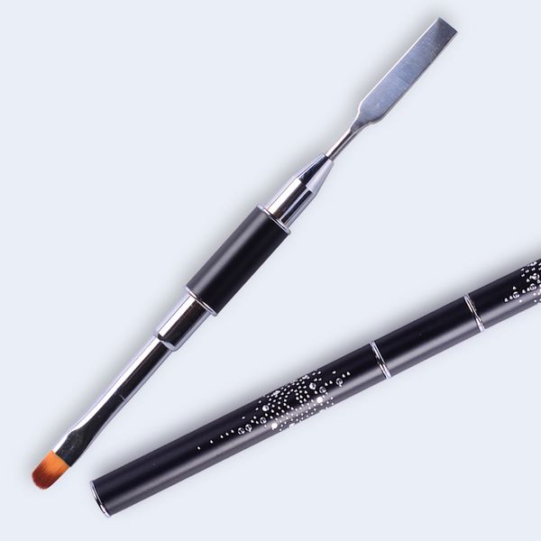 1pcs nail brush pen with spatula mixer rod double-end professional painting flower drawing manicure nail art tool sad001, Yellow
1pcs nail brush pen with spatula mixer rod double-end professional painting flower drawing manicure nail art tool sad001, Yellow