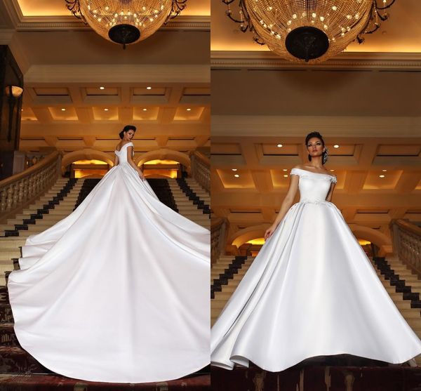 2018 new designer off shoulder sleeveless wedding dresses lace applique court train wedding dress bridal gowns vestidos de noiva, White
2018 new designer off shoulder sleeveless wedding dresses lace applique court train wedding dress bridal gowns vestidos de noiva, White
