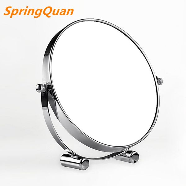 7 inch fashion high-definition deskmakeup mirror / 2-face metal bathroom mirror 3x magnifying / 360 rotating christmas gift
7 inch fashion high-definition deskmakeup mirror / 2-face metal bathroom mirror 3x magnifying / 360 rotating christmas gift
