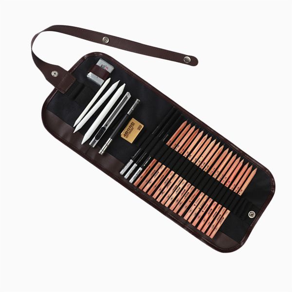28pcs charcoal earser knife drawing pencil sketch painting canvas pencil bag set christmas gift for kid
28pcs charcoal earser knife drawing pencil sketch painting canvas pencil bag set christmas gift for kid