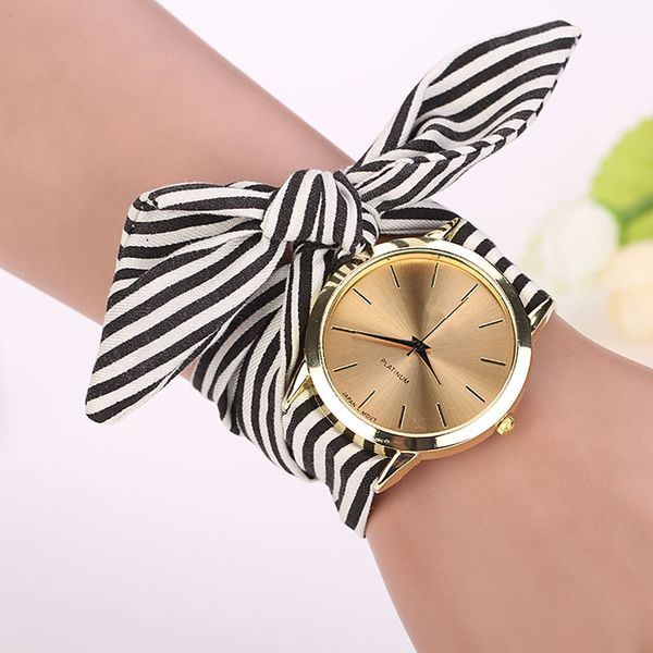 women watches stripe floral cloth band clock dial bracelet quartz wristwatch erkek kol saati montre femme 2017, Slivery;brown
women watches stripe floral cloth band clock dial bracelet quartz wristwatch erkek kol saati montre femme 2017, Slivery;brown