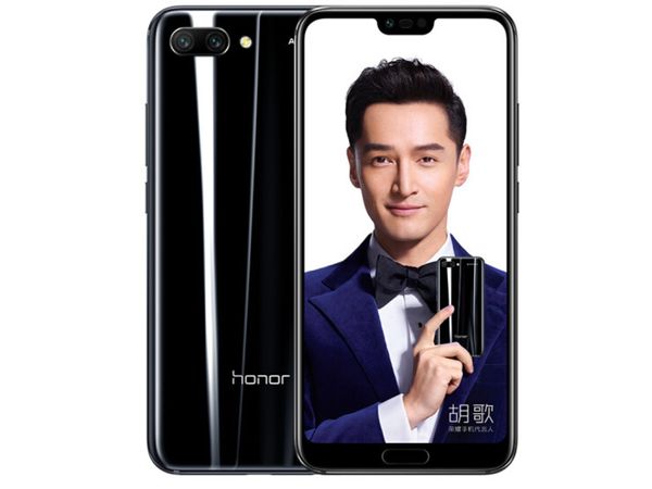 

original huawei honor 10 4g lte mobile phone 4gb ram 128gb rom kirin 970 octa core android 5.84 inch aurora glass 24.0mp ai nfc cell phone