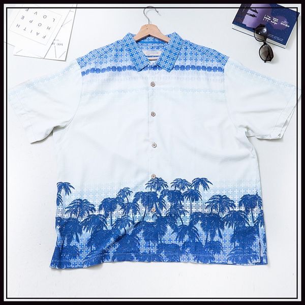 100% silk holiday ocean blue men shirts short-sleeve hawaiian us size camisa chemise, White;black
100% silk holiday ocean blue men shirts short-sleeve hawaiian us size camisa chemise, White;black