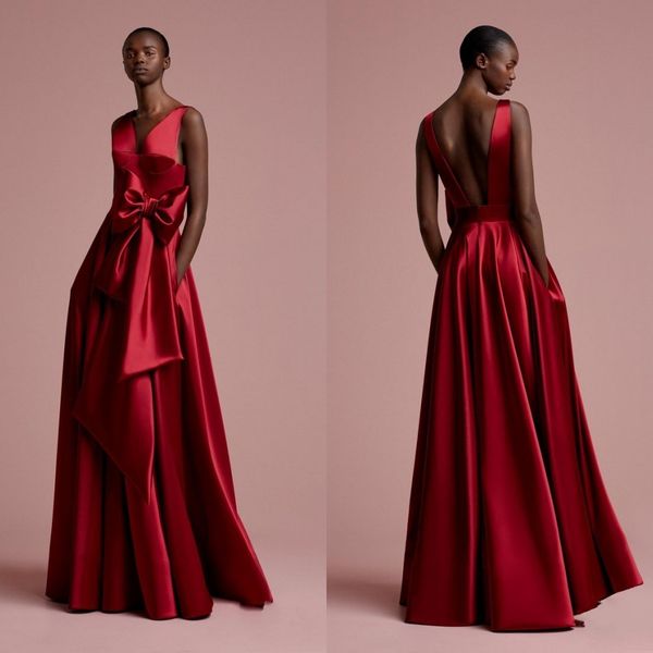 aso ebi rose red long evening dresses pockets nigerian backless evening gowns 2018 bow deep v-neck african formal dress gonna, Black;red
aso ebi rose red long evening dresses pockets nigerian backless evening gowns 2018 bow deep v-neck african formal dress gonna, Black;red