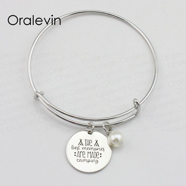 the memories are made camping inspirational hand stamped engraved pendant wire bracelet gift jewelry,10pcs/lot, #ln1959b, Black
the memories are made camping inspirational hand stamped engraved pendant wire bracelet gift jewelry,10pcs/lot, #ln1959b, Black