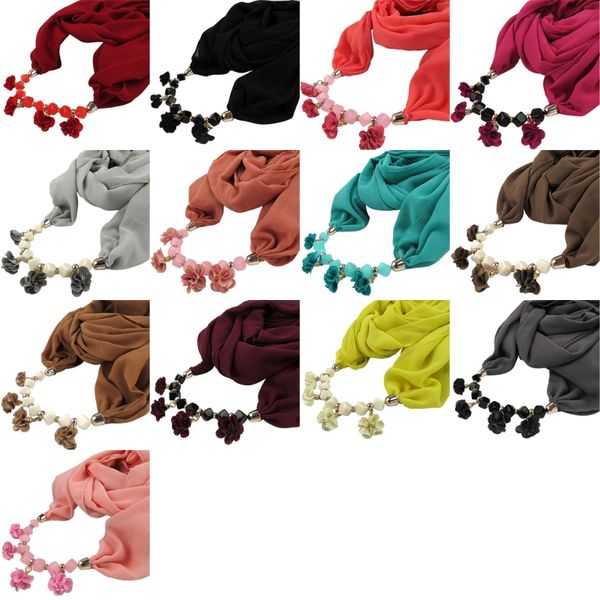 klv 2018 new fashion solid womens geometric necklace flowers pendant wrap chiffon scarf shawl ethnic
klv 2018 new fashion solid womens geometric necklace flowers pendant wrap chiffon scarf shawl ethnic