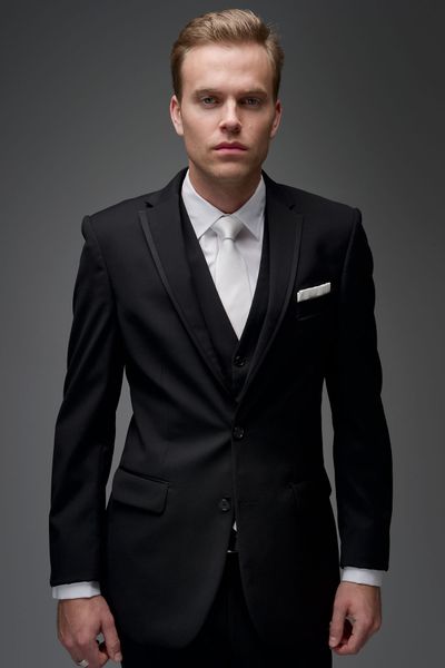 2018 custom made mens suits wedding black wool blend blazer groom tuxedos groomsmen formal business prom wear 3 pieces jacket+pants+vest, Black;gray
2018 custom made mens suits wedding black wool blend blazer groom tuxedos groomsmen formal business prom wear 3 pieces jacket+pants+vest, Black;gray