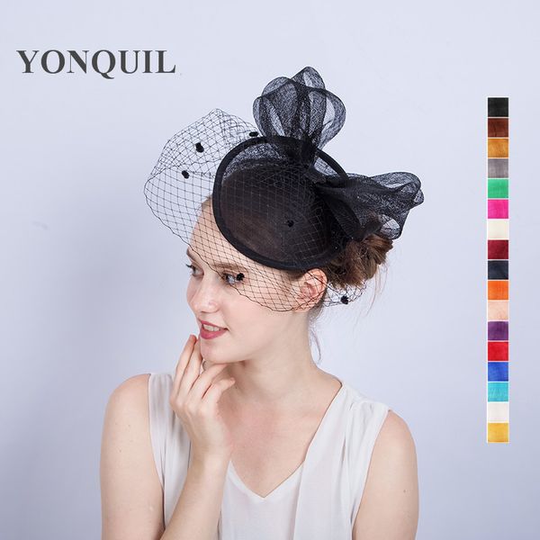 sinamay bow fasciantor hat dot veils mesh bridal hair accessories halloween christmas women wedding birthday syf167
sinamay bow fasciantor hat dot veils mesh bridal hair accessories halloween christmas women wedding birthday syf167