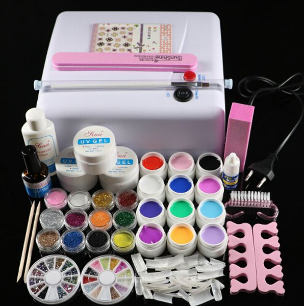 manicure tools kit professional full set 12 color uv gel kit brush nail art set + 36w curing uv lamp kit dryer curining tools
manicure tools kit professional full set 12 color uv gel kit brush nail art set + 36w curing uv lamp kit dryer curining tools
