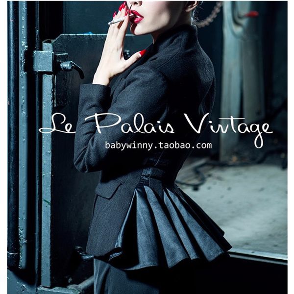 40- le palais vintage women autumn black wool peplum chaqueta smoking mujer coat pinup jacket plus size 4xl manteau femme blazer
40- le palais vintage women autumn black wool peplum chaqueta smoking mujer coat pinup jacket plus size 4xl manteau femme blazer