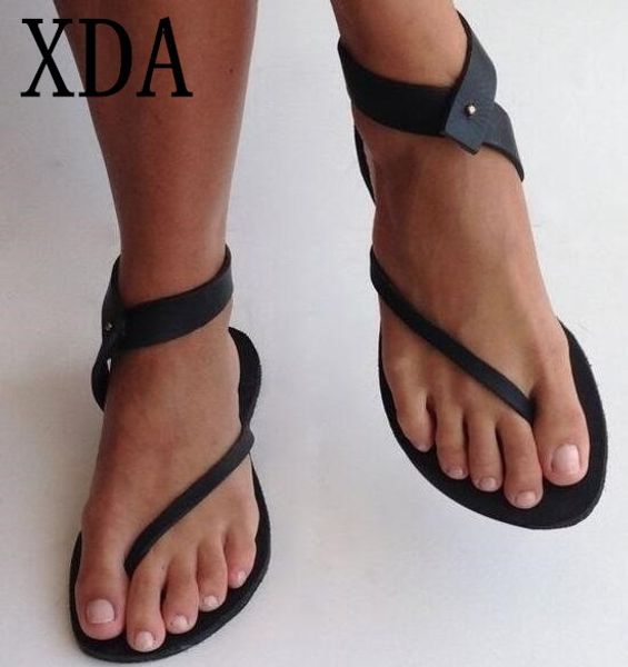 xda 2018 women flats sandals women shoes woman summer fashion flip flops ladies shoes rome summer sandals plus size 35-43 w385, Black
xda 2018 women flats sandals women shoes woman summer fashion flip flops ladies shoes rome summer sandals plus size 35-43 w385, Black