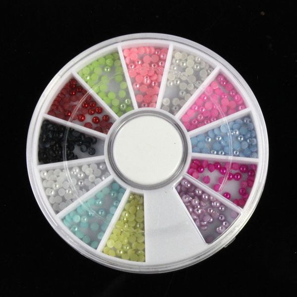 glitter girl store fashion nail 1680 2.0mm nail tip set semi round baby wheel color pearl, Black
glitter girl store fashion nail 1680 2.0mm nail tip set semi round baby wheel color pearl, Black