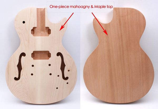 yinfente electric guitar body set in one-piece mahogany guitar body hollow body guitar accessories
yinfente electric guitar body set in one-piece mahogany guitar body hollow body guitar accessories