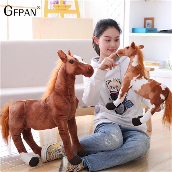giant 60-75cm simulation horse plush toys cute stuffed animal doll soft realistic horse toy kids birthday gift home decoration
giant 60-75cm simulation horse plush toys cute stuffed animal doll soft realistic horse toy kids birthday gift home decoration