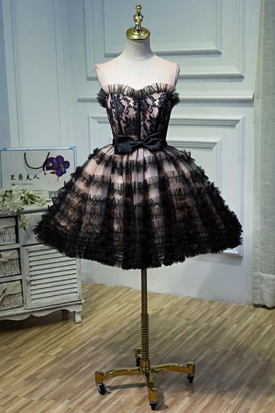 black ruffled lace embroidery dance dress/bowknot waist/stage performance/stuido/tutu dress/can customs size, Black;red
black ruffled lace embroidery dance dress/bowknot waist/stage performance/stuido/tutu dress/can customs size, Black;red