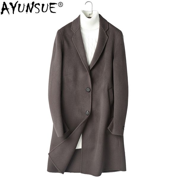 ayunsue autumn winter coat men 100% wool jacket double-sided woolen coats mens jackets and coats 2018 abrigo hombre zl867, Black
ayunsue autumn winter coat men 100% wool jacket double-sided woolen coats mens jackets and coats 2018 abrigo hombre zl867, Black
