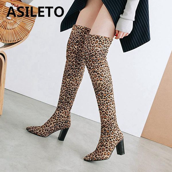 asileto 2018 new flock leather women over the knee boots women boots female high heels shoes woman winter s740, Black
asileto 2018 new flock leather women over the knee boots women boots female high heels shoes woman winter s740, Black