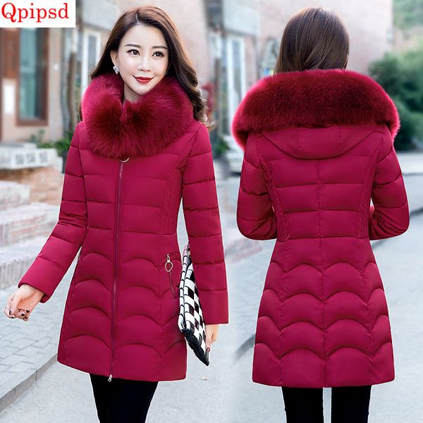 large size down parkas 2018 new winter long jacket female thicken warm down jacket women hooded coat middle-aged womens clothing, Black
large size down parkas 2018 new winter long jacket female thicken warm down jacket women hooded coat middle-aged womens clothing, Black