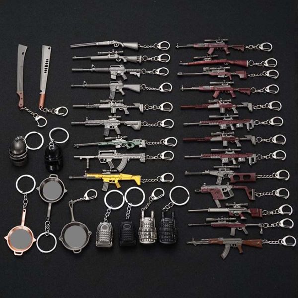 Game PUBG Keychain AWM 98K Pan ALL Rifle Model Playerunknown's Battlegrounds Cosplay Props Alloy Armor Key Chain llaveros Key, Slivery;golden
Game PUBG Keychain AWM 98K Pan ALL Rifle Model Playerunknown's Battlegrounds Cosplay Props Alloy Armor Key Chain llaveros Key, Slivery;golden