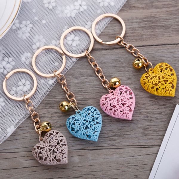 heart cutout keychain with bell women cute gifts porte clef for bag charms key ring llaveros sleutelhanger portachiavi, Silver
heart cutout keychain with bell women cute gifts porte clef for bag charms key ring llaveros sleutelhanger portachiavi, Silver