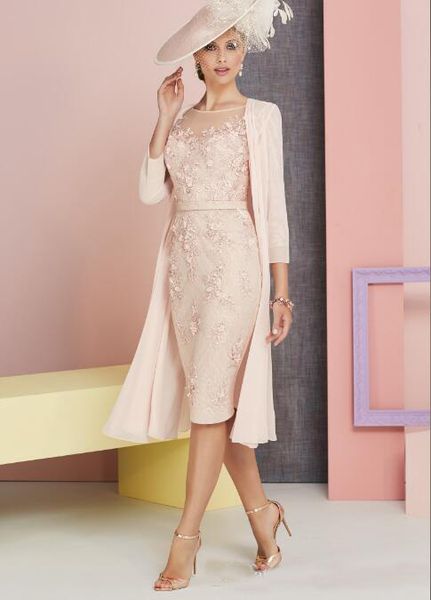 Beautiful Mother of the Bride Dresses With Jacket Evening Wear Sheer Bateau 3/4 Sleeves Lace Tulle Floral Appliques Evening Party Dresses
Beautiful Mother of the Bride Dresses With Jacket Evening Wear Sheer Bateau 3/4 Sleeves Lace Tulle Floral Appliques Evening Party Dresses