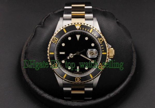 Top quality Watches Men's Date 16613 Black Dial 40mm 18kt Gold & SS Two Tone Stahl Gold Automatic Mens Watch
Top quality Watches Men's Date 16613 Black Dial 40mm 18kt Gold & SS Two Tone Stahl Gold Automatic Mens Watch