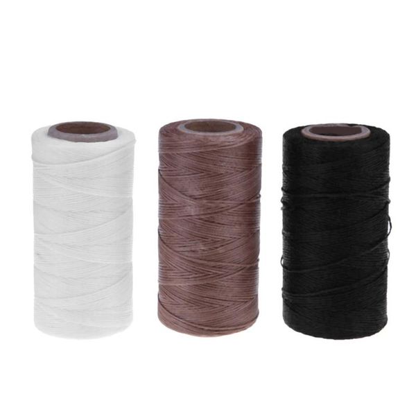 260m 150d/16 colors diameter flat sew wax line thread hand stitching sewing craft tool hand stitching for diy leather length, Black;white
260m 150d/16 colors diameter flat sew wax line thread hand stitching sewing craft tool hand stitching for diy leather length, Black;white