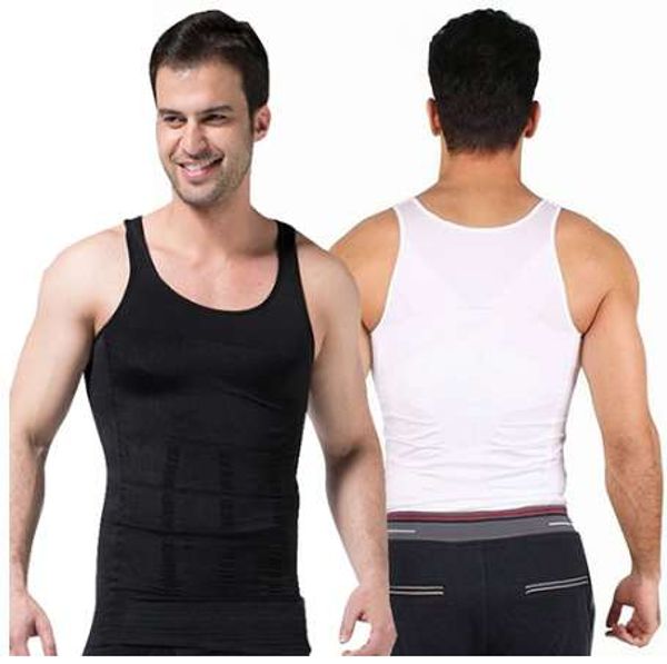 men's slimming body shaper waist corset tank underwear shapewear, Black;brown
men's slimming body shaper waist corset tank underwear shapewear, Black;brown