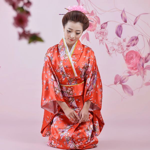 floral japanese women vintage original yukata traditional kimono with obi lady cosplay costume classic evening party dress, Red
floral japanese women vintage original yukata traditional kimono with obi lady cosplay costume classic evening party dress, Red