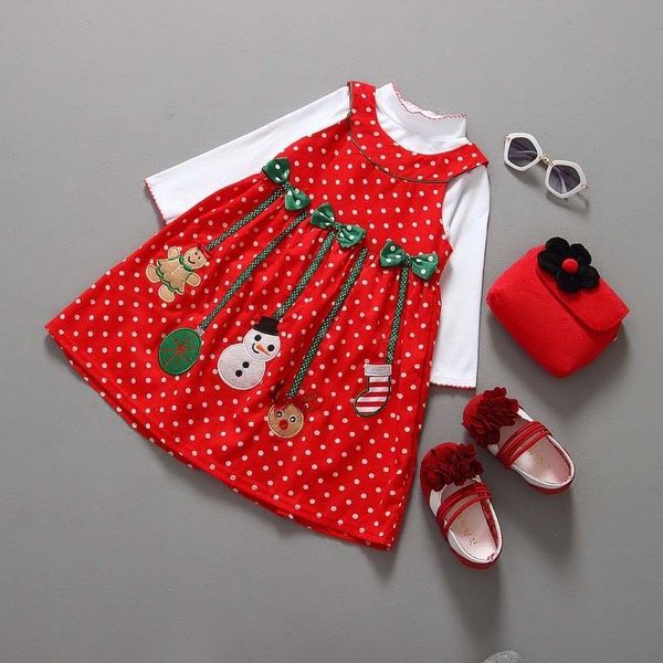 дети девочка футболка блузка платье рождественские наряды xmas fashion одежда дети милый комплект одежды, White
дети девочка футболка блузка платье рождественские наряды xmas fashion одежда дети милый комплект одежды, White