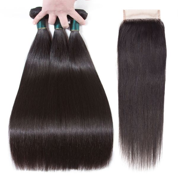 brazilian straight human hair bundles with closure 10a peruvian malaysian human hair 3 bundles with 4*4 middle three part lace closure, Black
brazilian straight human hair bundles with closure 10a peruvian malaysian human hair 3 bundles with 4*4 middle three part lace closure, Black