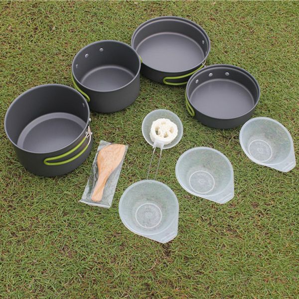 outdoor portable 2-3 persons cooking pot bowl pan set camping picnic hiking backpacking travel tableware cookware dhl h228q
outdoor portable 2-3 persons cooking pot bowl pan set camping picnic hiking backpacking travel tableware cookware dhl h228q