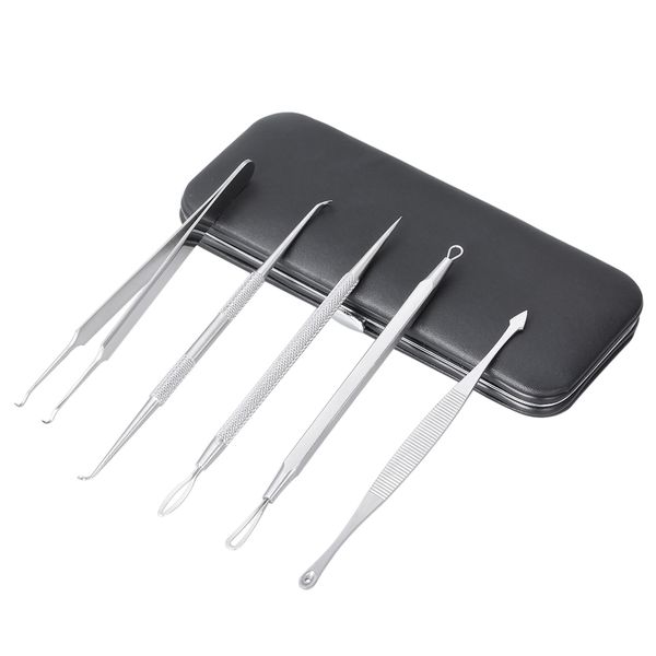mirror 5pcs facial pimple needle set blackhead remover stainless steel facial comedone blemish kit acne cleaner with box
mirror 5pcs facial pimple needle set blackhead remover stainless steel facial comedone blemish kit acne cleaner with box