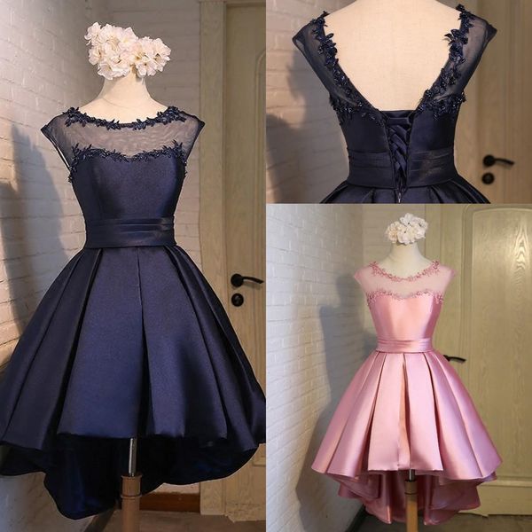 high low cocktail dress lace up 2020 elegant prom dress navy blue pink red homecoming party dress
high low cocktail dress lace up 2020 elegant prom dress navy blue pink red homecoming party dress