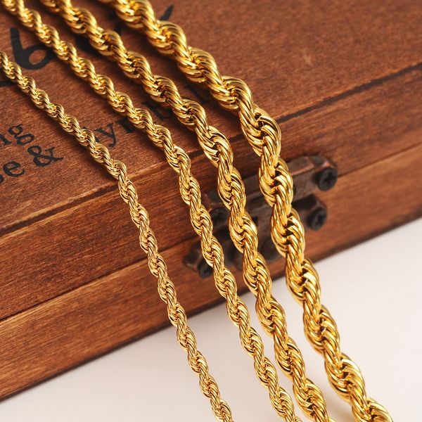 24k gold color filled necklace chain for men and women necklace bracelet gold rope chain high quality, Silver
24k gold color filled necklace chain for men and women necklace bracelet gold rope chain high quality, Silver